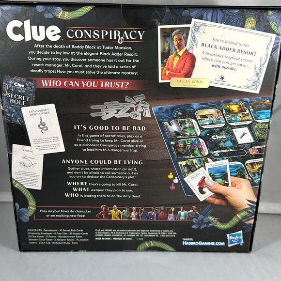 Clue Conspiracy board game for Adults and Teens secret role strategy game New - Picture 2 of 2
